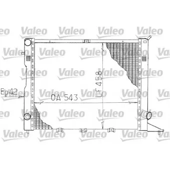 Radiateur, refroidissement du moteur VALEO 730816