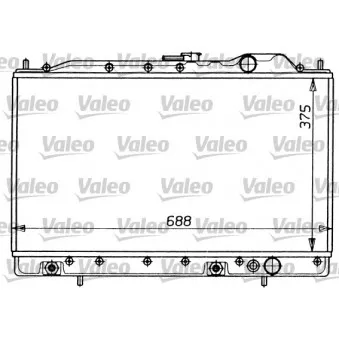 Radiateur, refroidissement du moteur VALEO 731054