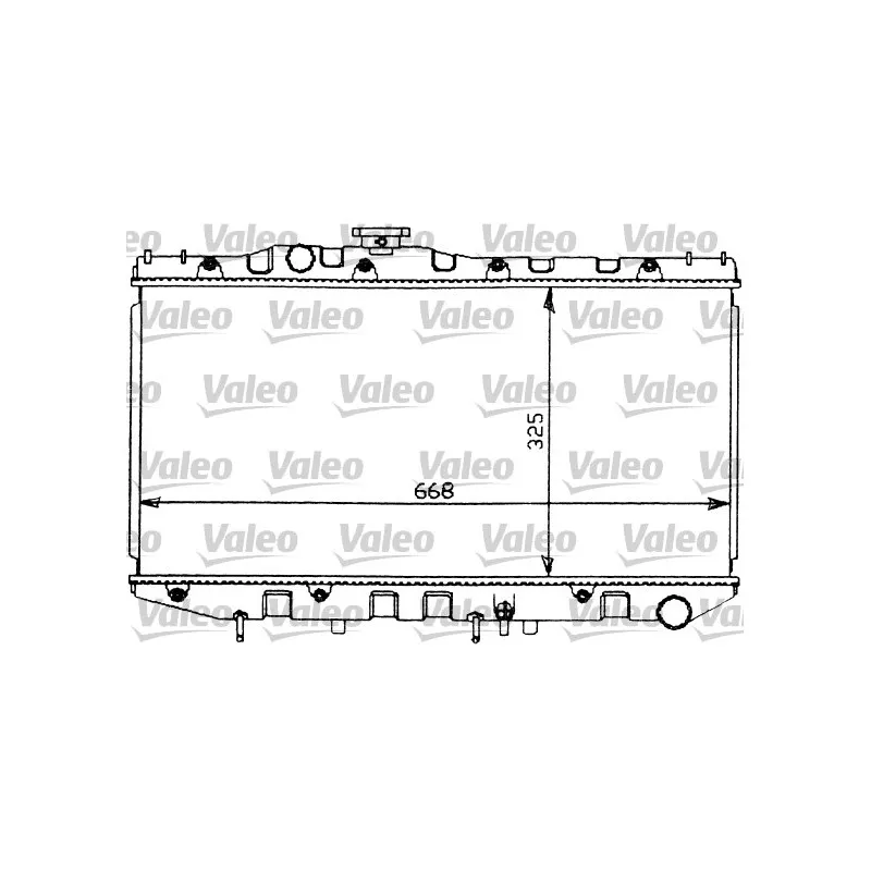 Radiateur, refroidissement du moteur VALEO 731097