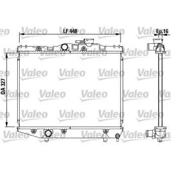 Radiateur, refroidissement du moteur VALEO 731124