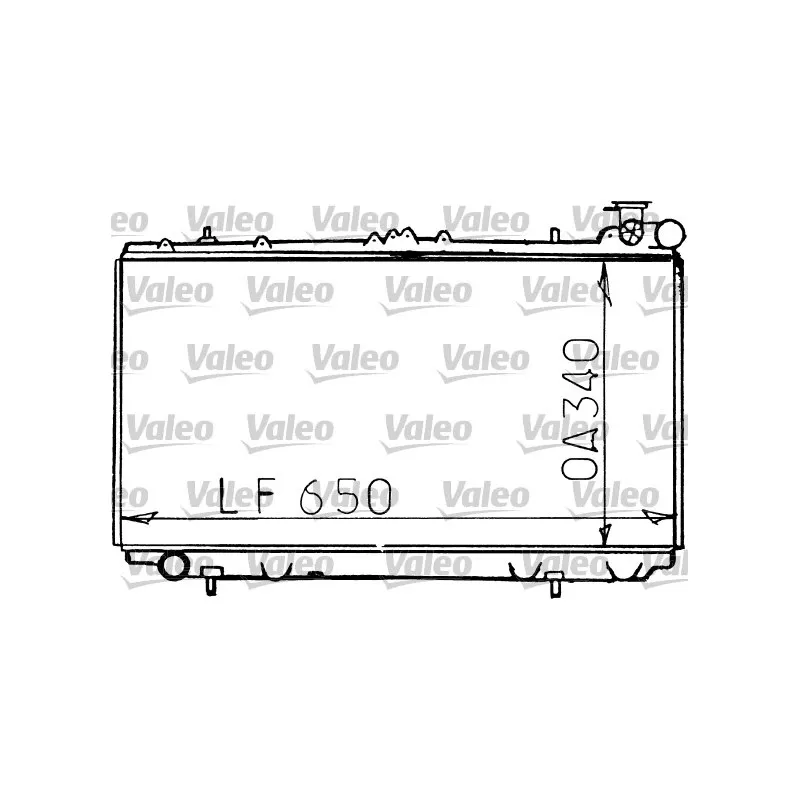 Radiateur, refroidissement du moteur VALEO 731193