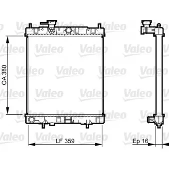 Radiateur, refroidissement du moteur VALEO