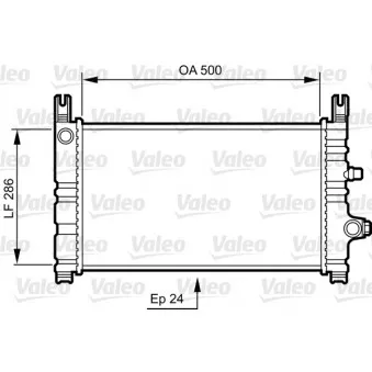 Radiateur, refroidissement du moteur VALEO 731299