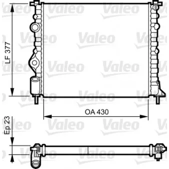 Radiateur, refroidissement du moteur VALEO