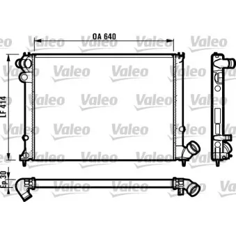 Radiateur, refroidissement du moteur VALEO 731383