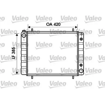 Radiateur, refroidissement du moteur VALEO 731406