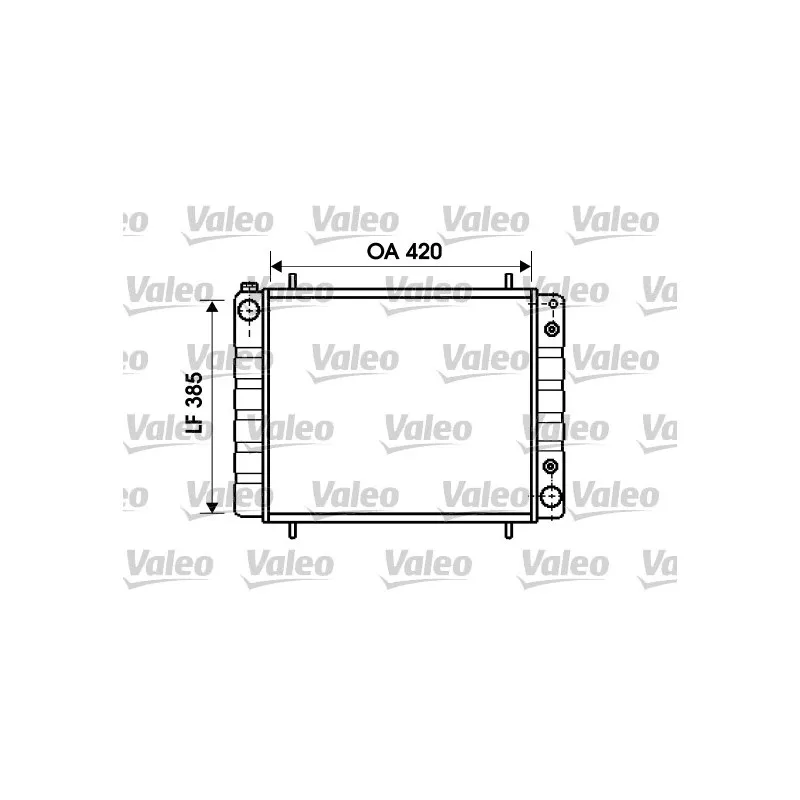 Radiateur, refroidissement du moteur VALEO 731406