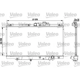 Radiateur, refroidissement du moteur VALEO 731471