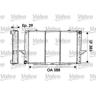 Radiateur, refroidissement du moteur VALEO 731477