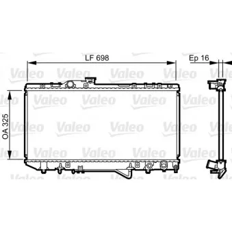 Radiateur, refroidissement du moteur VALEO