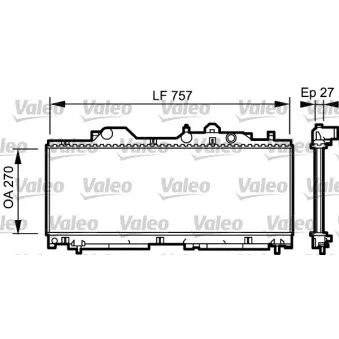 Radiateur, refroidissement du moteur VALEO 731977