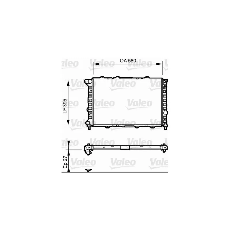 Radiateur, refroidissement du moteur VALEO 732013