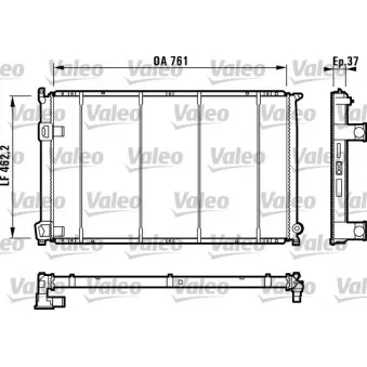 Radiateur, refroidissement du moteur VALEO 732049