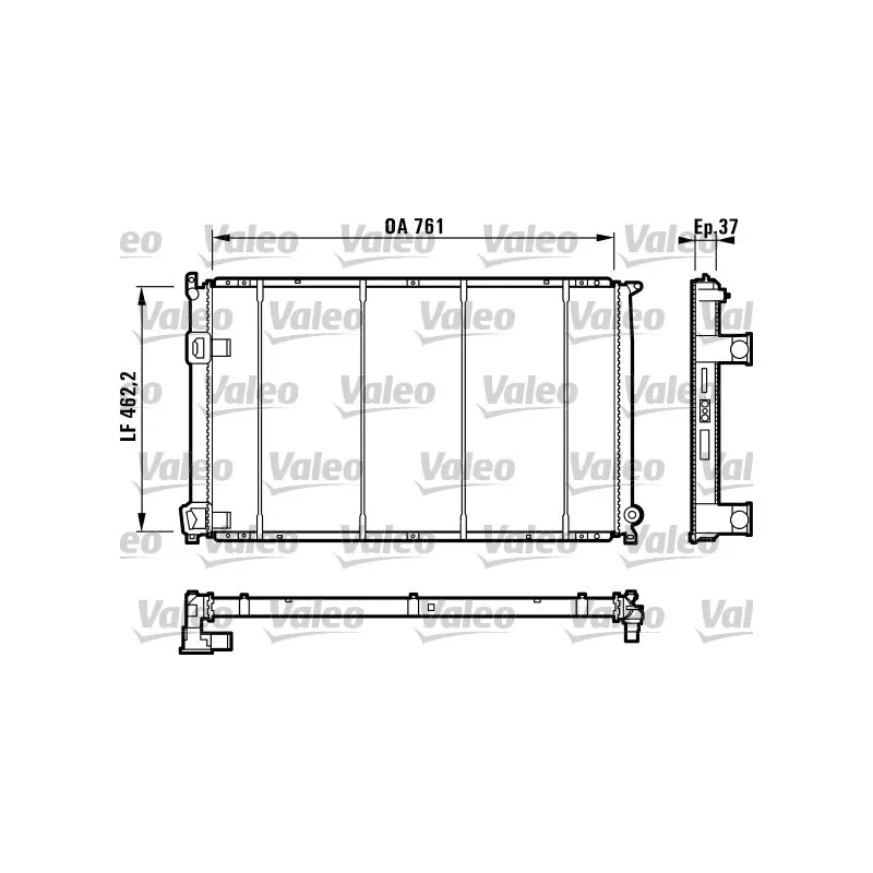 Radiateur, refroidissement du moteur VALEO 732049