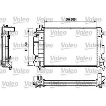 Radiateur, refroidissement du moteur VALEO 732121