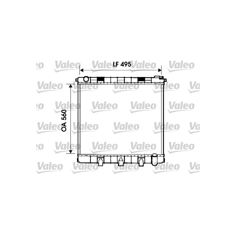 Radiateur, refroidissement du moteur VALEO 732402