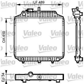 Radiateur, refroidissement du moteur VALEO