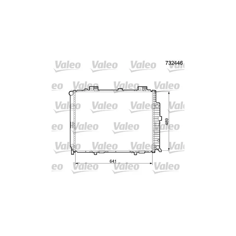 Radiateur, refroidissement du moteur VALEO 732446