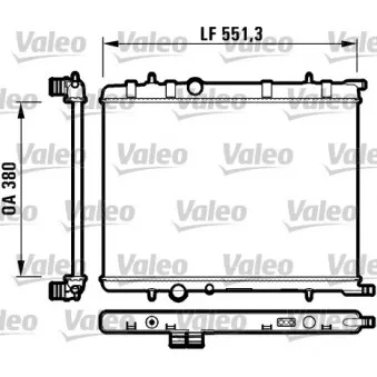 Radiateur, refroidissement du moteur VALEO 732908