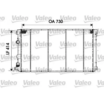 Radiateur, refroidissement du moteur VALEO 732919