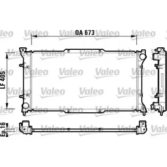 Radiateur, refroidissement du moteur VALEO