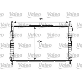 Radiateur, refroidissement du moteur VALEO 734286