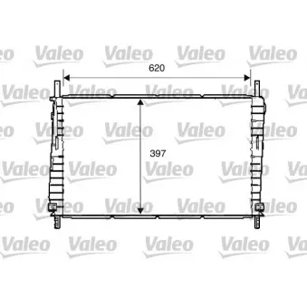 Radiateur, refroidissement du moteur VALEO 734287