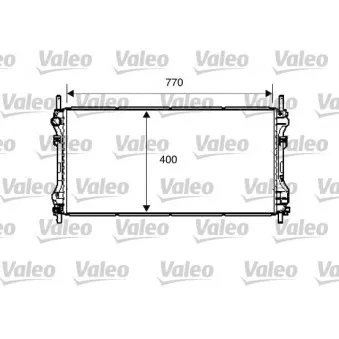 Radiateur, refroidissement du moteur VALEO 734291