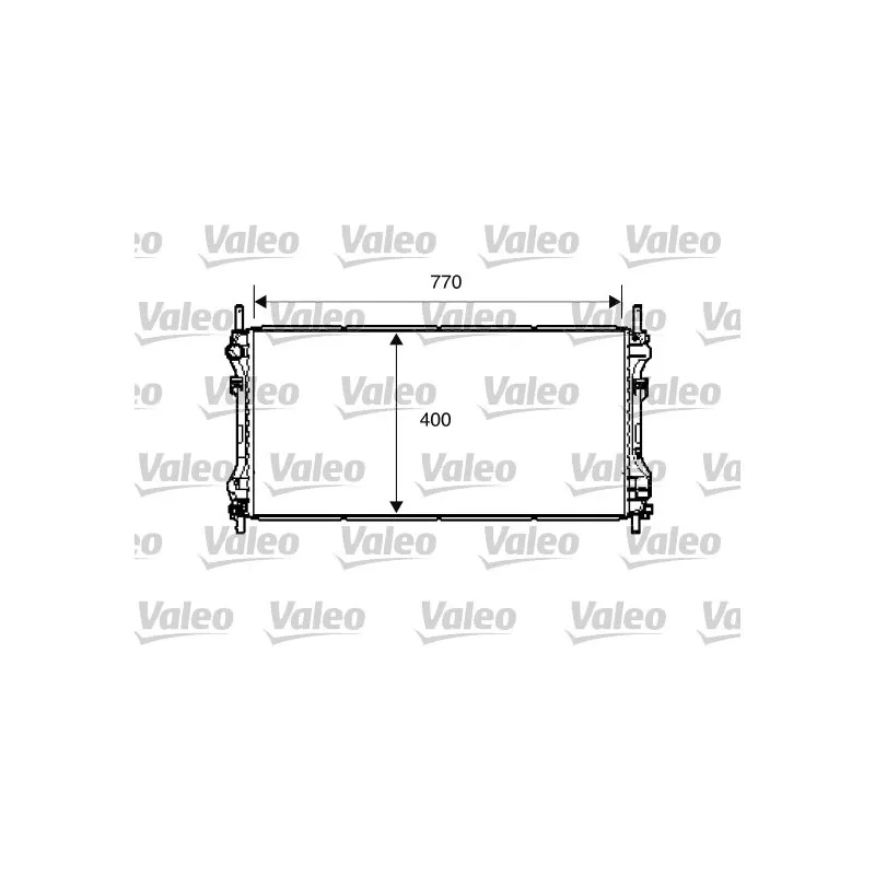 Radiateur, refroidissement du moteur VALEO 734291