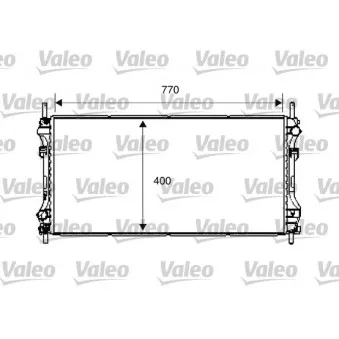 Radiateur, refroidissement du moteur VALEO 734292