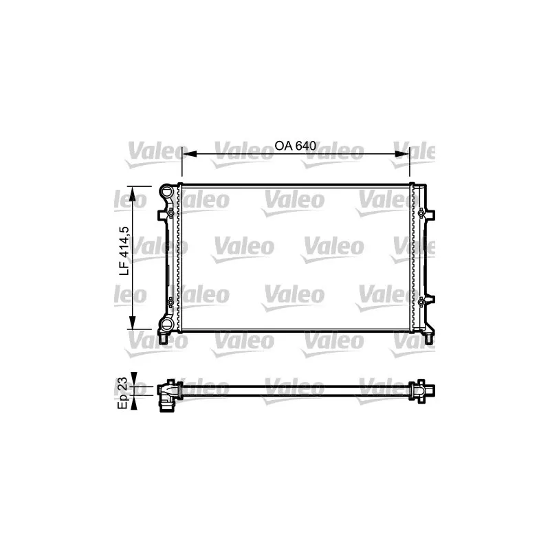 Radiateur, refroidissement du moteur VALEO 734332