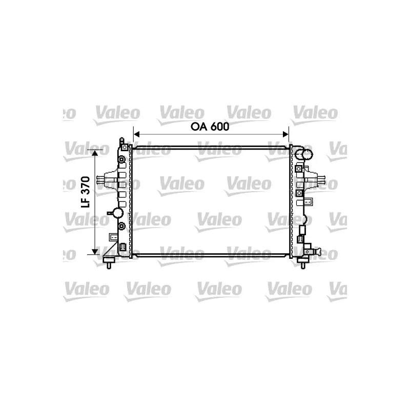 Radiateur, refroidissement du moteur VALEO 734381