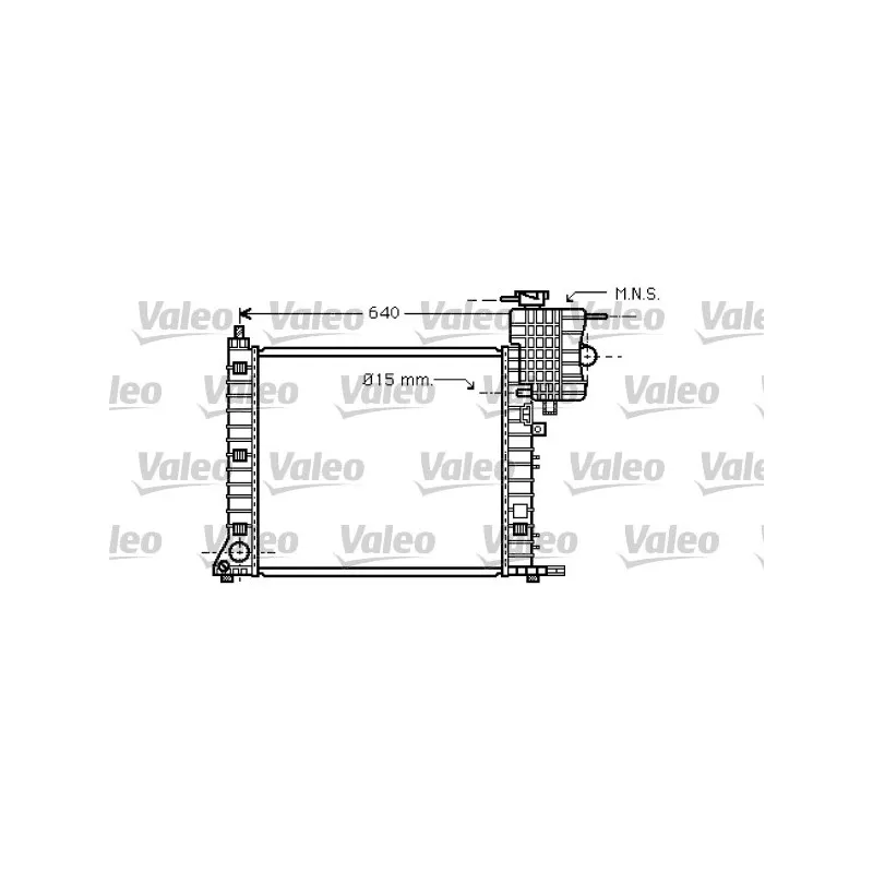 Radiateur, refroidissement du moteur VALEO 734749