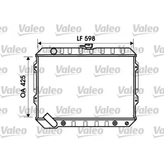 Radiateur, refroidissement du moteur VALEO 734809