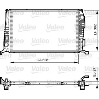 Radiateur, refroidissement du moteur VALEO 735279