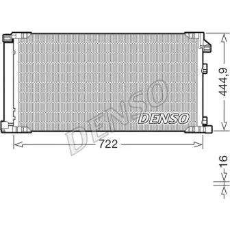 Condenseur, climatisation DENSO DCN51019