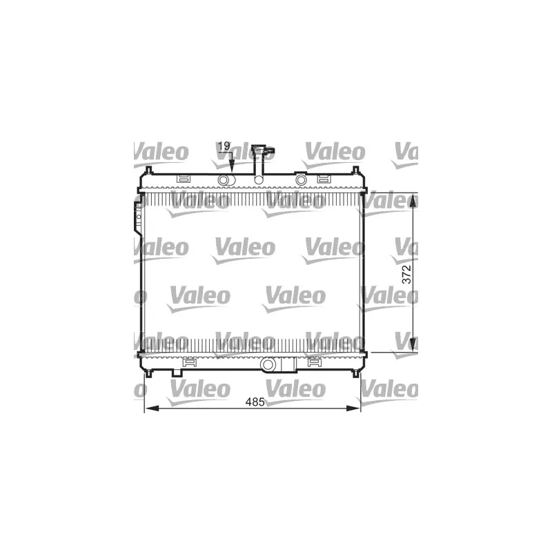 Radiateur, refroidissement du moteur VALEO 735515