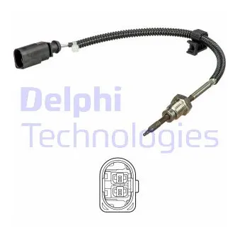 Capteur, température des gaz DELPHI TS30258