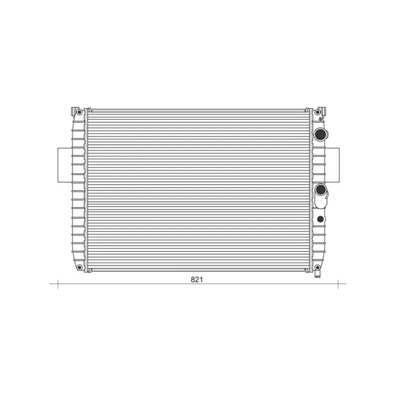 Radiateur, refroidissement du moteur MAGNETI MARELLI 350213938000