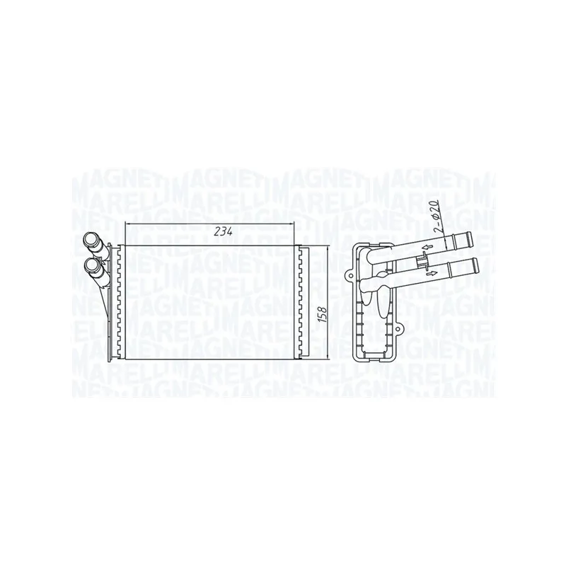 Système de chauffage MAGNETI MARELLI 350218409000