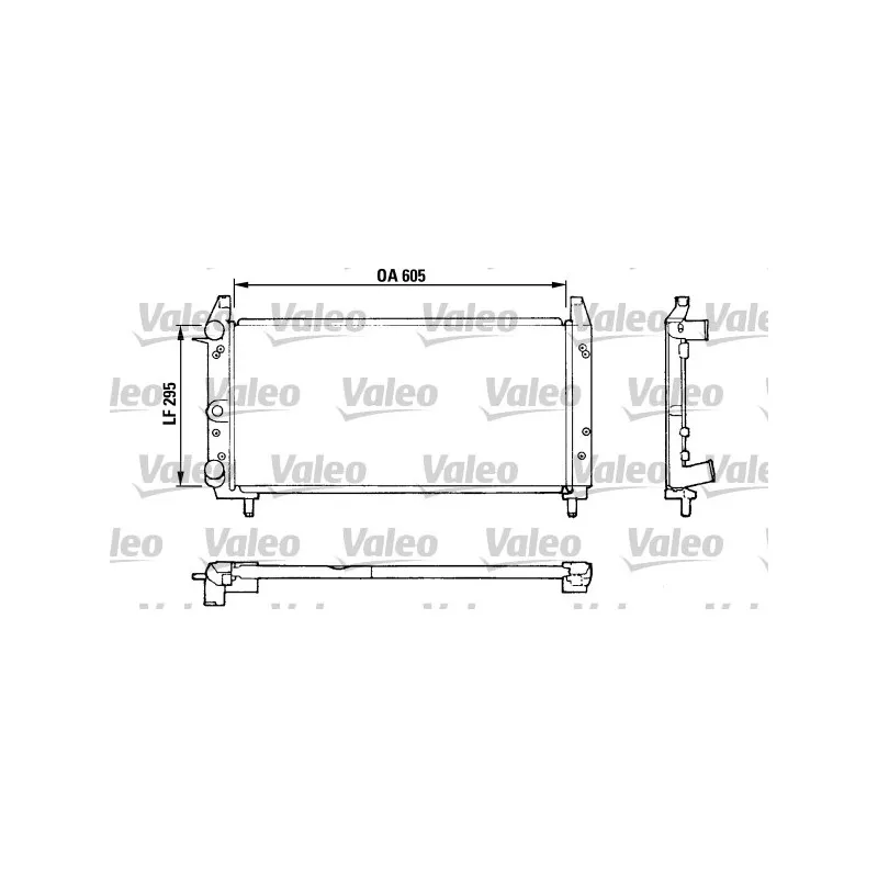 Radiateur, refroidissement du moteur VALEO 810924