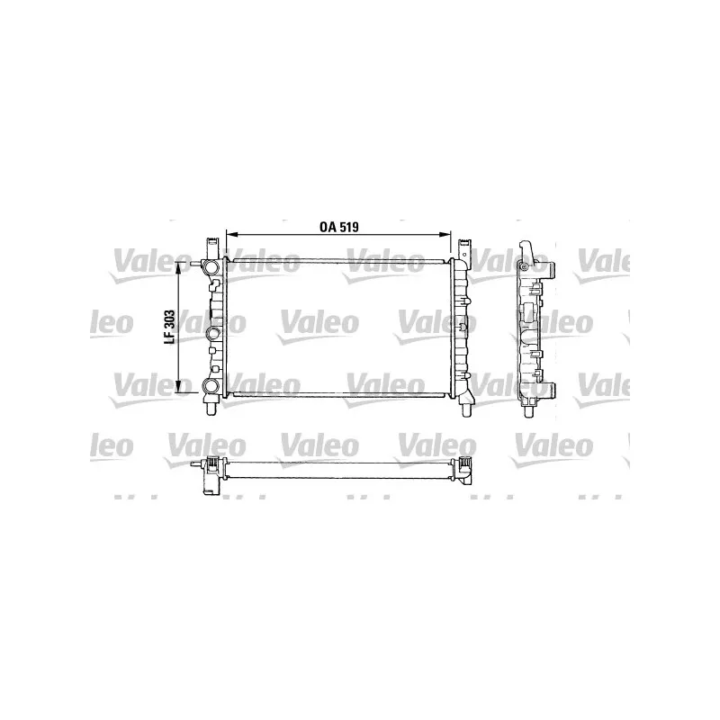 Radiateur, refroidissement du moteur VALEO 811387