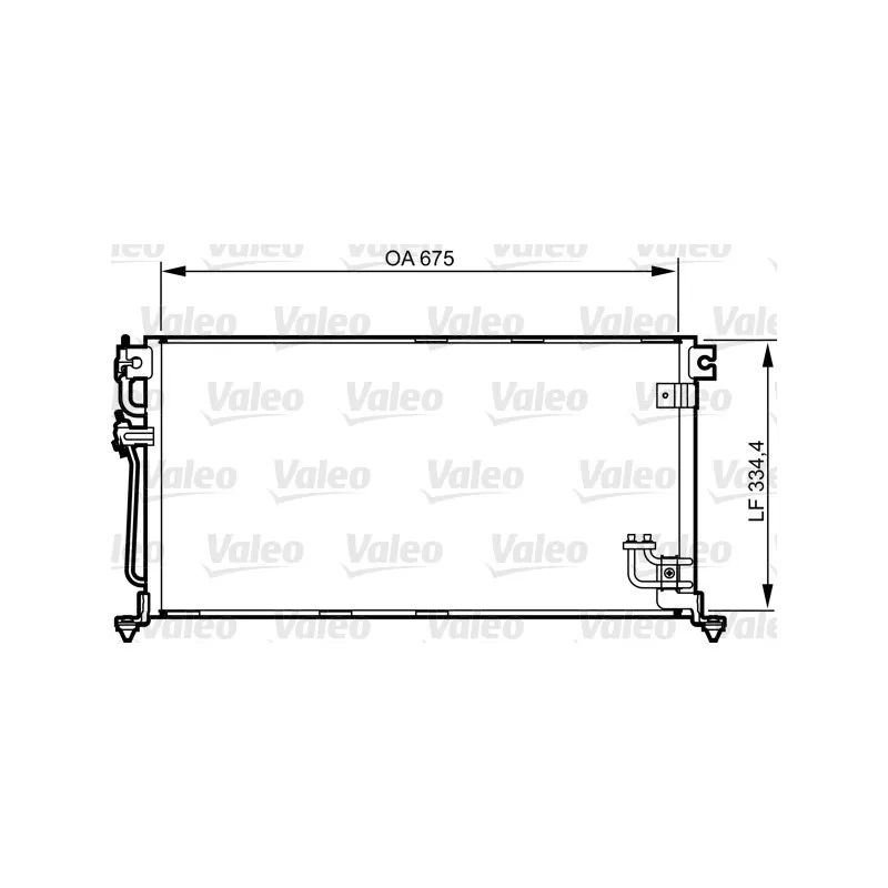 Condenseur, climatisation VALEO 814272