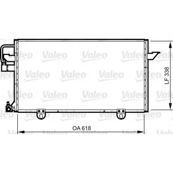 Condenseur, climatisation VALEO 814286