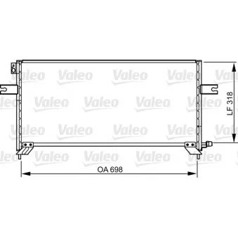 Condenseur, climatisation VALEO 814304