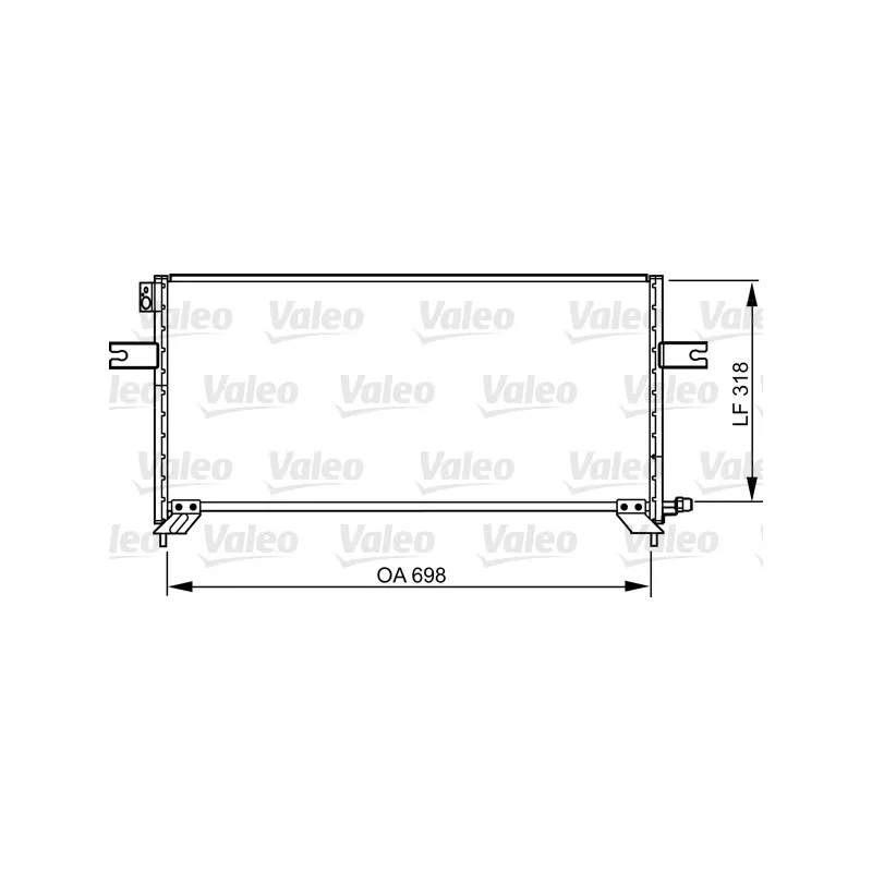 Condenseur, climatisation VALEO 814304