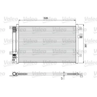 Condenseur, climatisation VALEO 814405