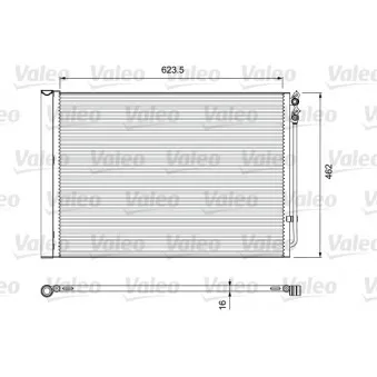 Condenseur, climatisation VALEO