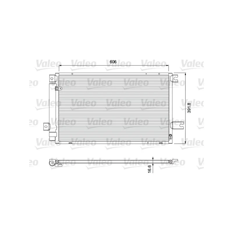 Condenseur, climatisation VALEO 814414