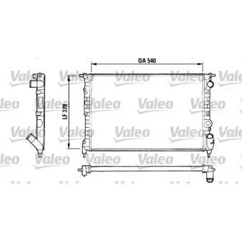 Radiateur, refroidissement du moteur VALEO 816551